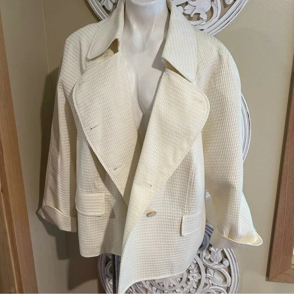 Talbots double breasted cotton jacket - Picture 2 of 7